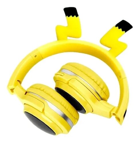 Audifonos Pikachu Niños Adolescentes Diadema Ajustable