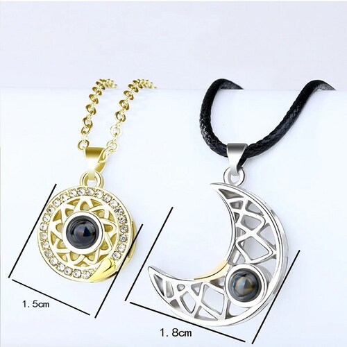 Collares Para Imán Pareja 2 Pcs Amor