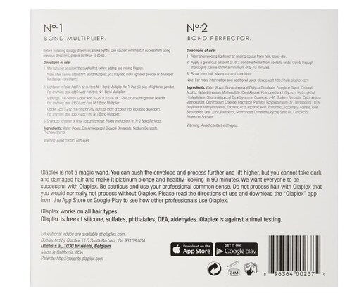 Kit de Viaje Olaplex No. 1 Y 2 100 Ml Original.