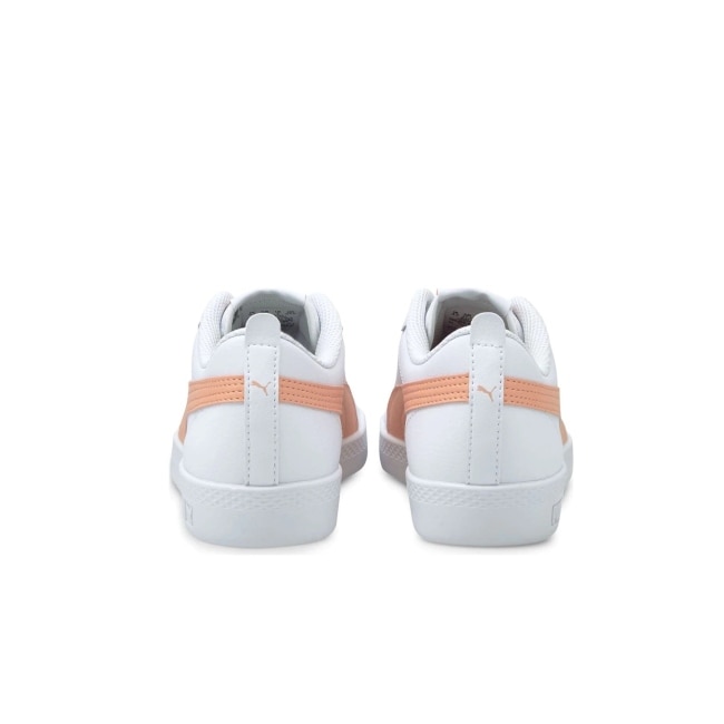 Tenis Puma Casual Smash V2 L Blanco Coral Mujer 365208 26