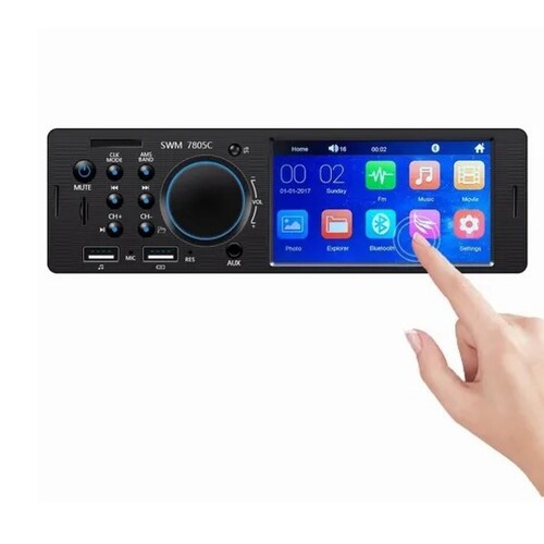 Reproductor Auto Estereo Pantalla Táctil 4.1 Mp5 Bt + Camara