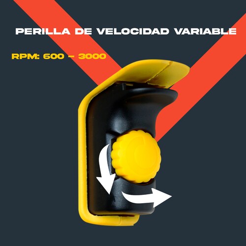 Pulidora Lijadora Electrica Rotativa  4500 Rpm 5 Pulgadas Coche Gutstark
