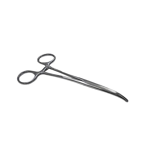 Pinza Kelly Curva 14cm Instrumental Médico Hergom Economica