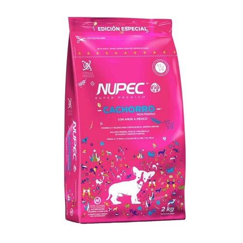 Alimento Nupec Nutrición Científica Perro Cachorro Raza Pequeña Sabor Mix 2kg