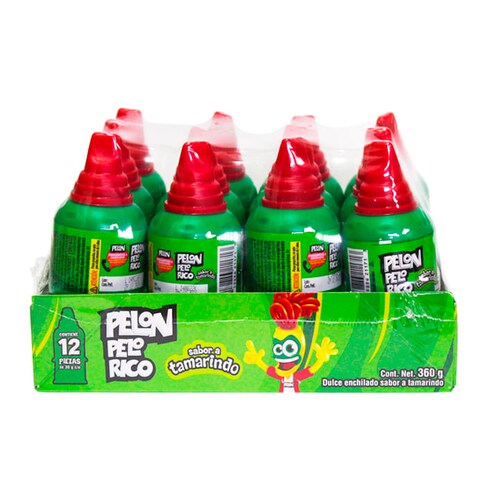 Caja 12 piezas Pelón Pelo Rico Tamarindo Natural Tradicional