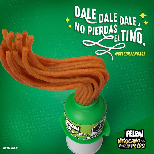 Caja 12 piezas Pelón Pelo Rico Tamarindo Natural Tradicional