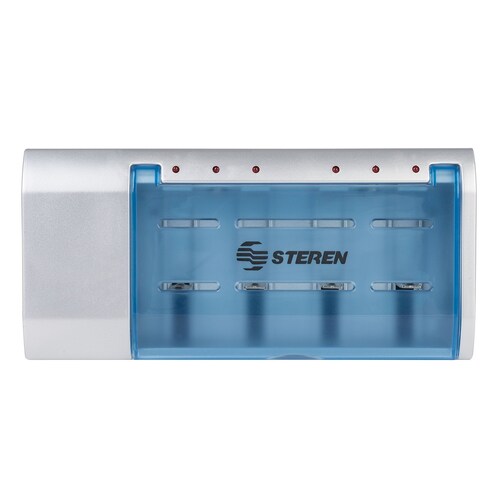 Cargador Universal Pilas Recargables Aa Aaa C D 9v Steren