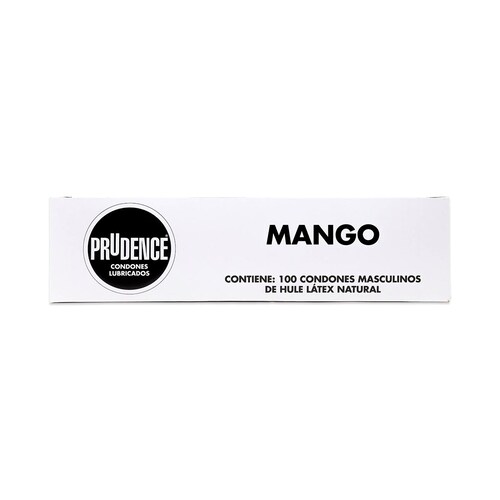 Condones Prudence Condones Lubricados Sabor Y Aroma Mango Caja Con 100 Piezas 