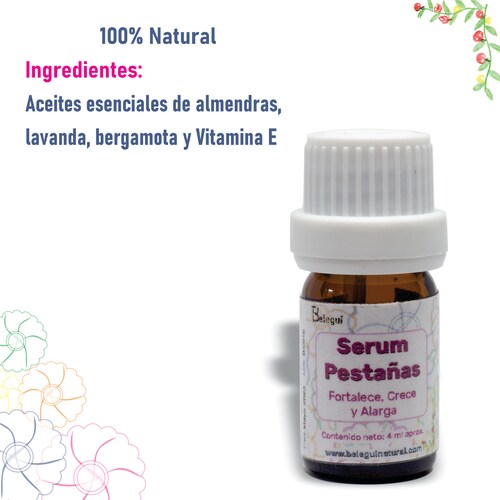 Serum Pestañas Beleguí 4 ml. Alarga, Crece y Fortalece tus Pestañas y Cejas