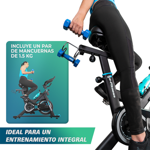 Bicicleta Spinning Estática Fija Modelo RN1 | Bicicleta Entrenamiento Interior | Ciclismo Interior | Indoor Cycling
