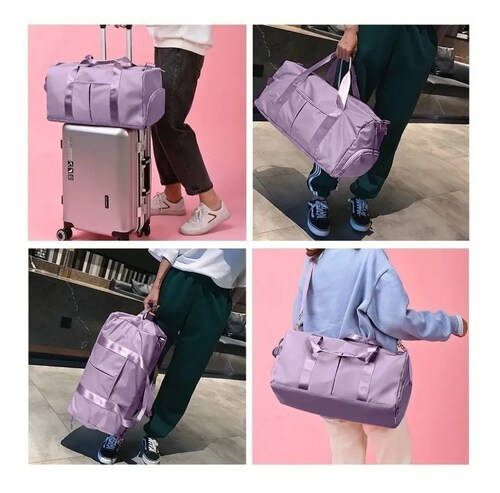 Bonita bolsa de viaje colorida para fin de semana, bolsa de mano con  compartimento para zapatos para mujer HB-10, HS, Para llevar en fin de  semana