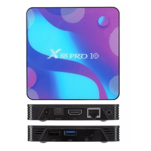 Android TV Box X88 4Gb RAM 64Gb ROM + Control de Voz 