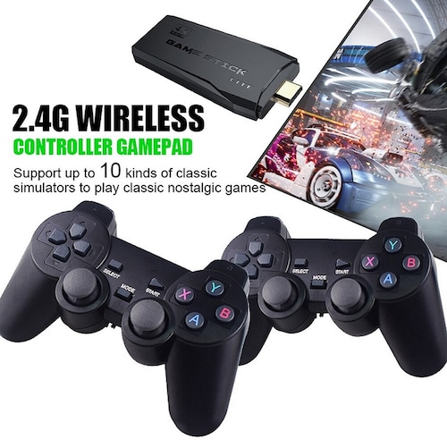 Consola GameStick 4K (+10.000 juegos de 9 consolas) + 2 mandos – Zona Retro