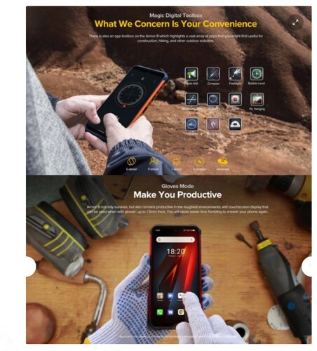 Ulefone Armor 8 Negro 4+64 Ip 68 