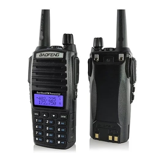 Baofeng UV-82 8 vatios de alta potencia 2 vías radio de doble banda UHF VHF triple potencia 8w/5w/1w Walkie Talkie 