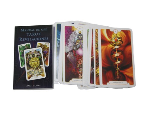 Tarot Revelaciones De Zach Wong Editorial Tomo + Bolso