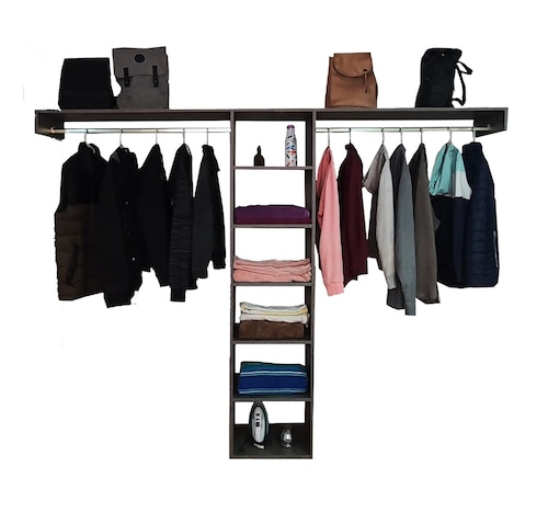 Closet Ropero Organizador Moderno Minimalista Con Entrepaños