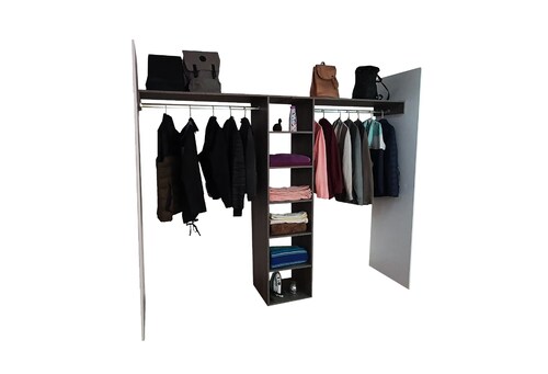 Closet Ropero Organizador Moderno Minimalista Con Entrepaños
