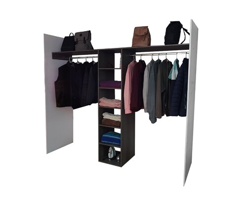 Closet Ropero Organizador Moderno Minimalista Con Entrepaños