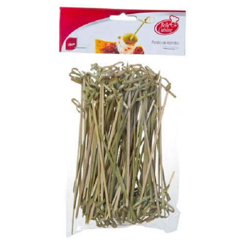 Palillos De Bambú Para Brochetas Con Nudo 100 Piezas