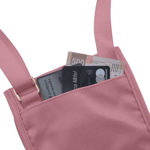 LuckyLy Bolsa Crossbody de Mujer para Celular, Modelo Cia, Rosa