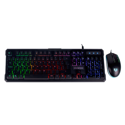 Kit Teclado y Mouse Balam Rush BR-932745, USB, Negro, 3600 DPI 