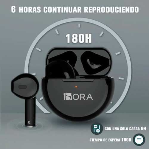 Smartwatch T500+pro Bluetooth Reloj Inteligente Mas Audífonos Inalámbricos In-ear Manos Libres Aut119  Con Bluetooth 5.0 Diseño Ergonómico Color Negro