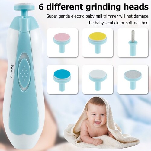 Lima De Uñas Eléctrica Para Bebés Portátil.