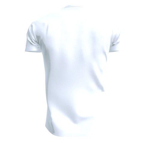 Playera blanca cuello redondo Evangelion 1