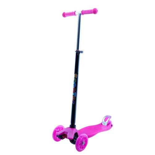 Scooter Patín Neón Brilla en la Oscuridad Rosa BM Toys