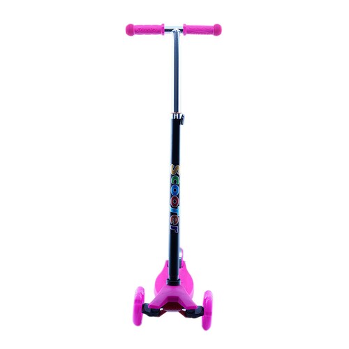 Scooter Patín Neón Brilla en la Oscuridad Rosa BM Toys
