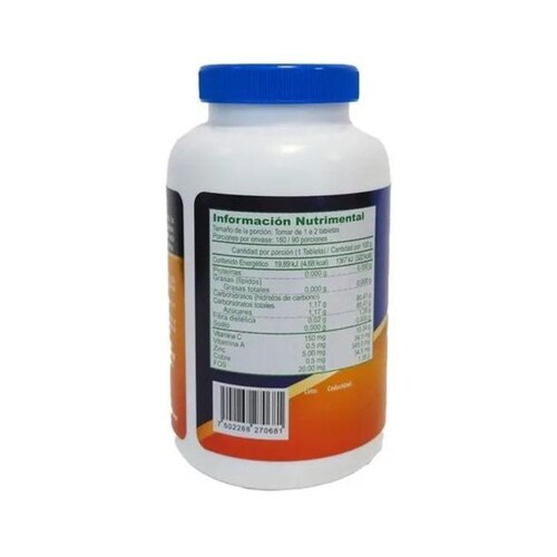 Just Cetrux Vitamina C 180 Tabletas 1450mg C/u Olnatura