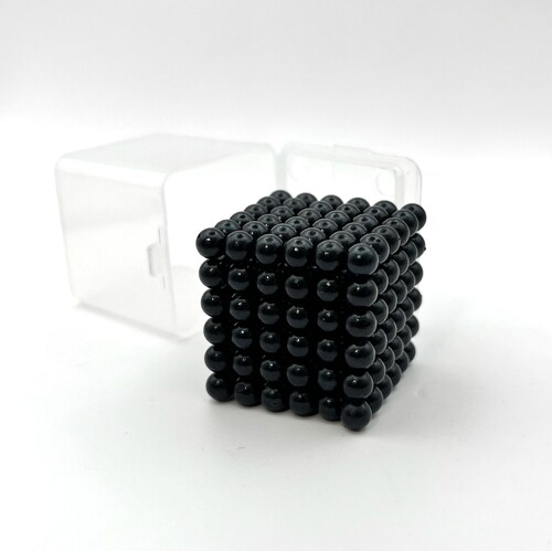 Imán de Neodimio Potente 216 esferas de 5mm cada piezas Color NEGRO MATE