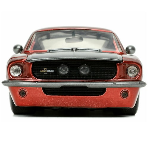 1967 Ford Shelby  Mustang  GT-500 con Figura Star Lord Guardianes De La Galaxia JADA TOYS  Escala  1:24