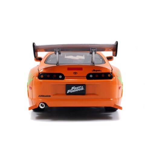 1995 Toyota Supra con fig Brian Rapido y Furioso JADA TOYS ESCALA 1:24 OFERTA!