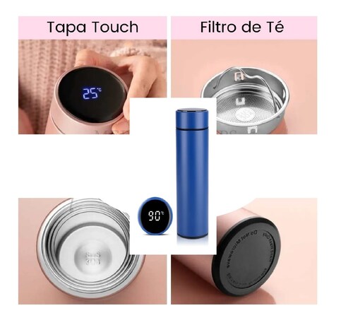 Termo Inteligente Digital Pantalla Led Azul