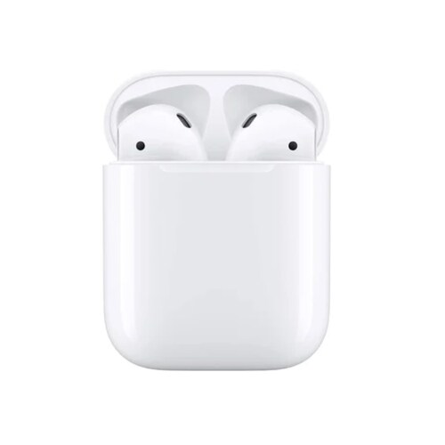 Audifonos Apple Airpods 2da Generacion Blanco con caja de carga.