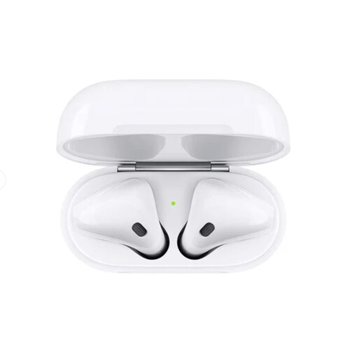 Audifonos Apple Airpods 2da Generacion Blanco con caja de carga.