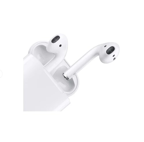 Audifonos Apple Airpods 2da Generacion Blanco con caja de carga.
