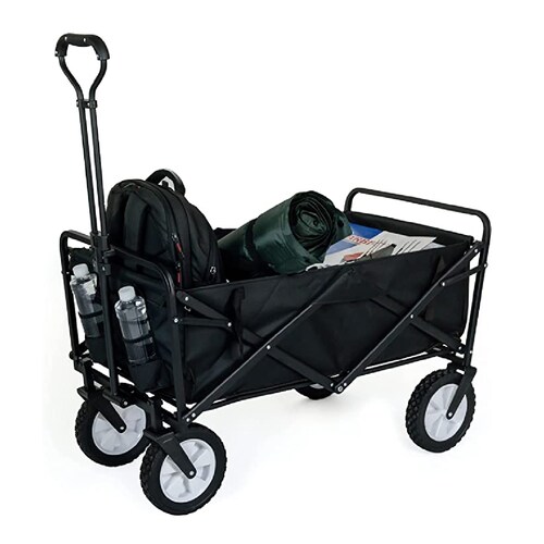 Carrito plegable para exteriores multifuncional, vagón de carga portátil