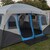 Tienda de campaña familiar para 5-12 personas impermeable con 2 habitaciones amplias