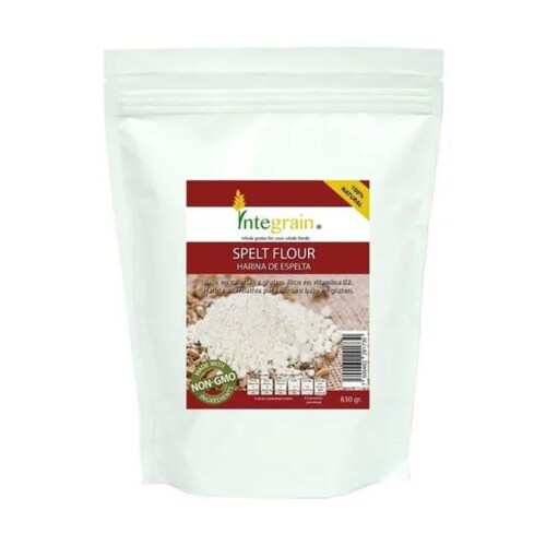 Harina De Espelta Integral 830g Integrain Baja En Gluten