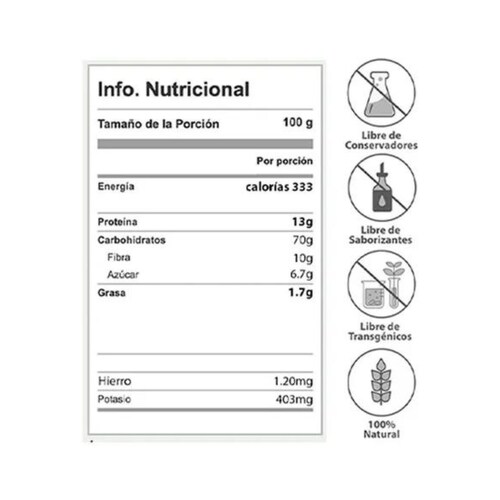 Harina De Espelta Integral 830g Integrain Baja En Gluten