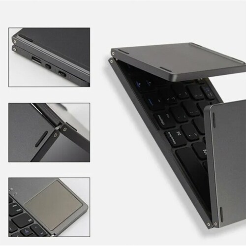 Teclado Inalámbrico con trackpad para Windows y Mac 