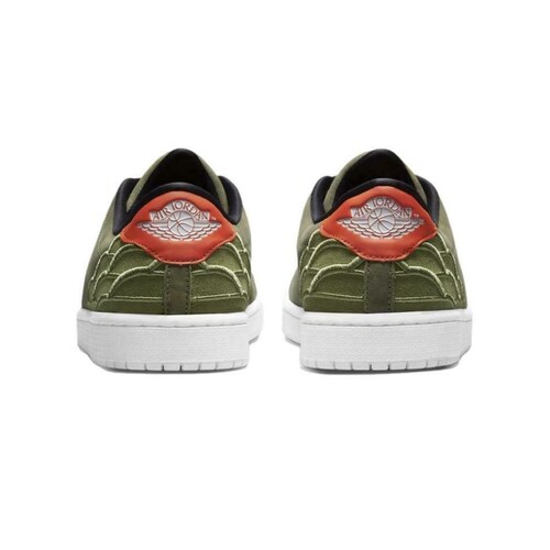 Tenis Air Jordan 1 Center Court Olivo de Caballero Original.