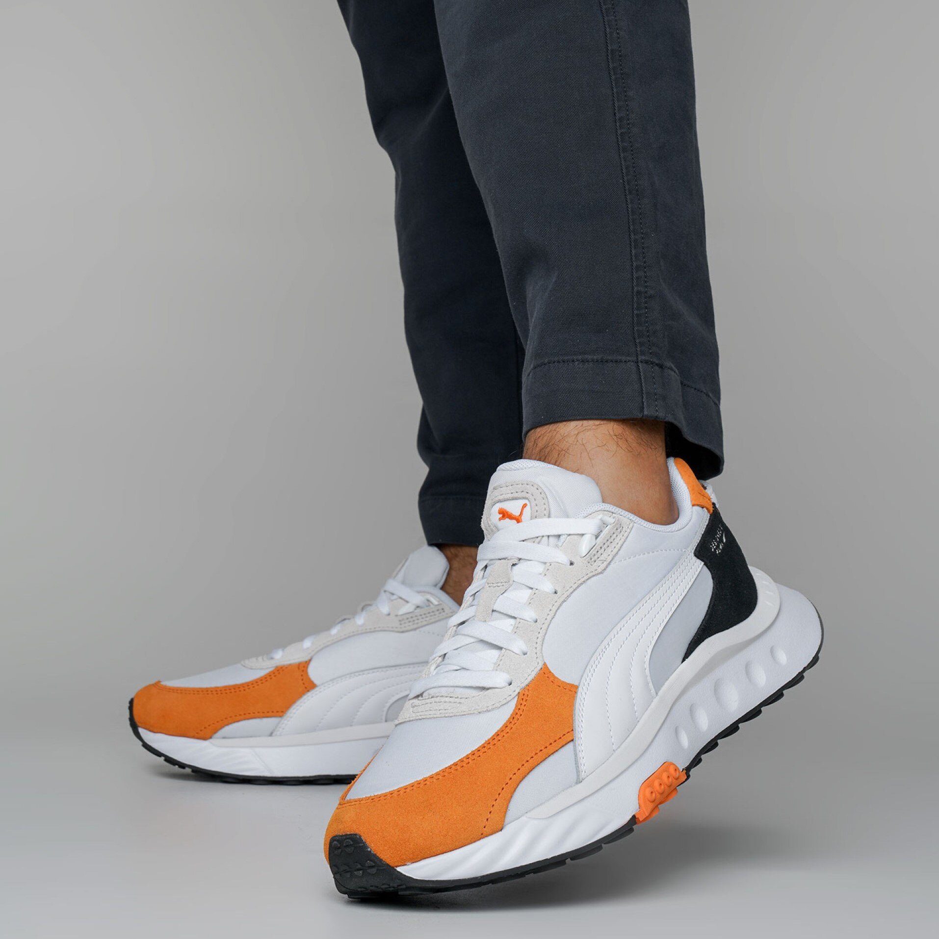 Puma tenis hombre naranja online