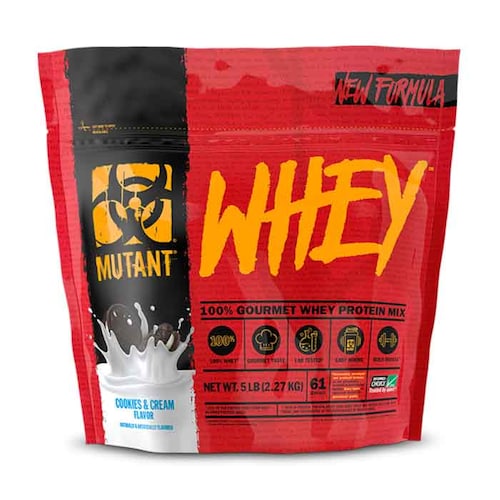 Proteina Mutant Whey 5Lbs. 61 Serv. - Triple Chocolate.