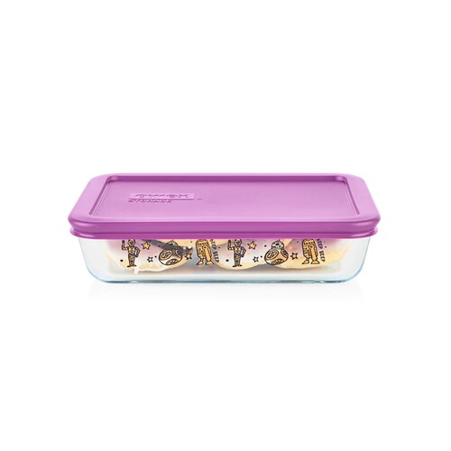 Set de 4 refractarios Star Wars de vidrio con tapa Pyrex