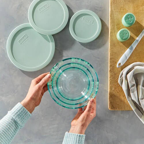 Set de 3 refractarios Star Wars "The Child" de vidrio con tapa Pyrex