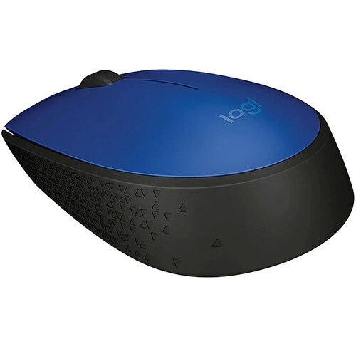 Mouse Inalámbrico Logitech M170 Azul y Negro